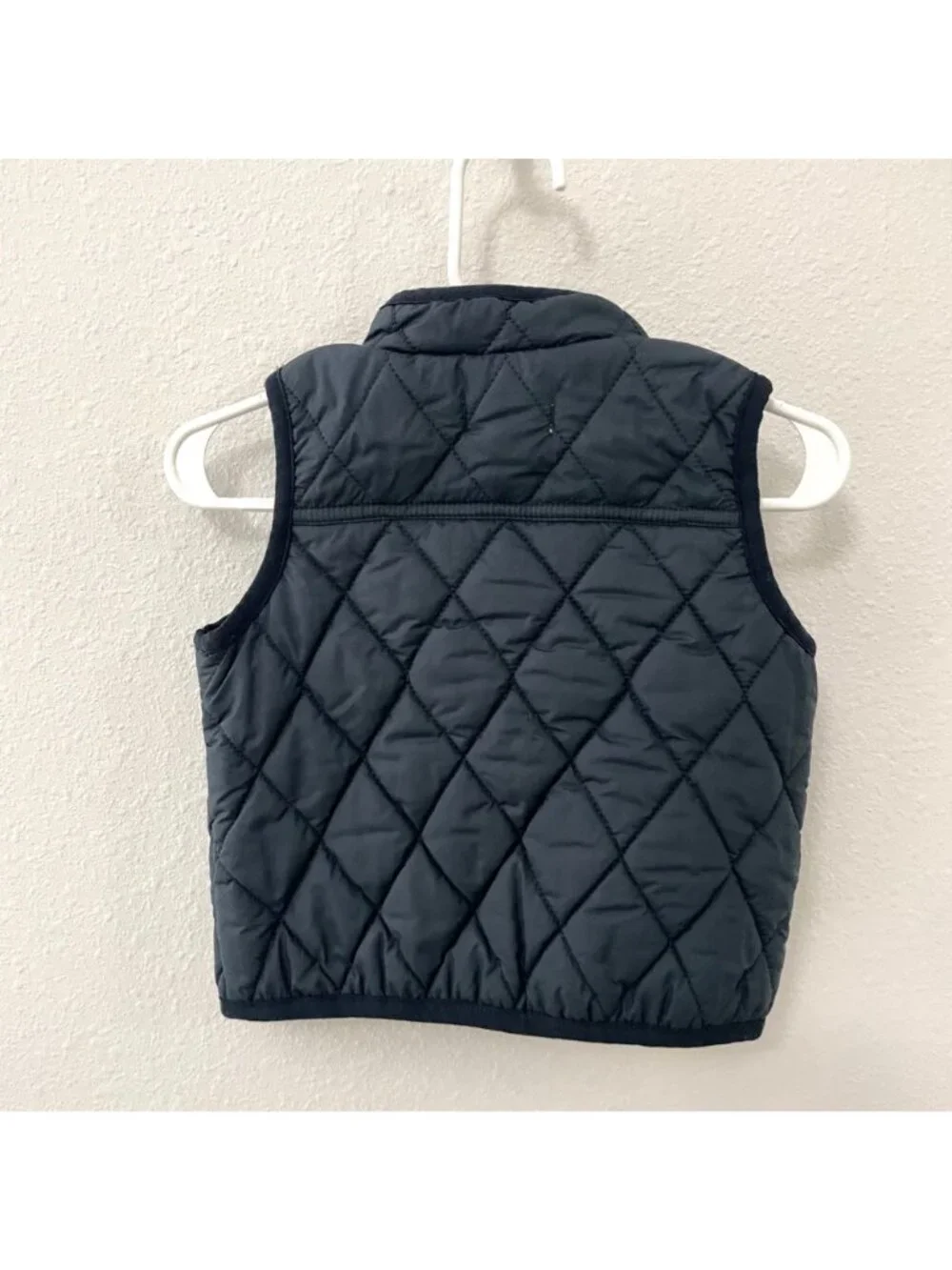 Ralph Lauren Baby Boy Navy Quilted Vest 9M Preppy Classic